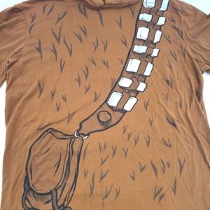 Star Wars Chewbacca Shirt with Screenprint hood size M